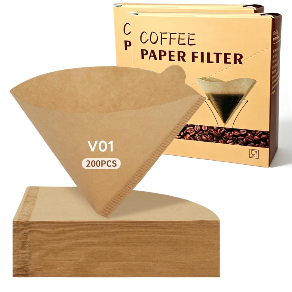 Coffee Vending Equipment - Filtry do kawy, 200 sztuk, stożkowe