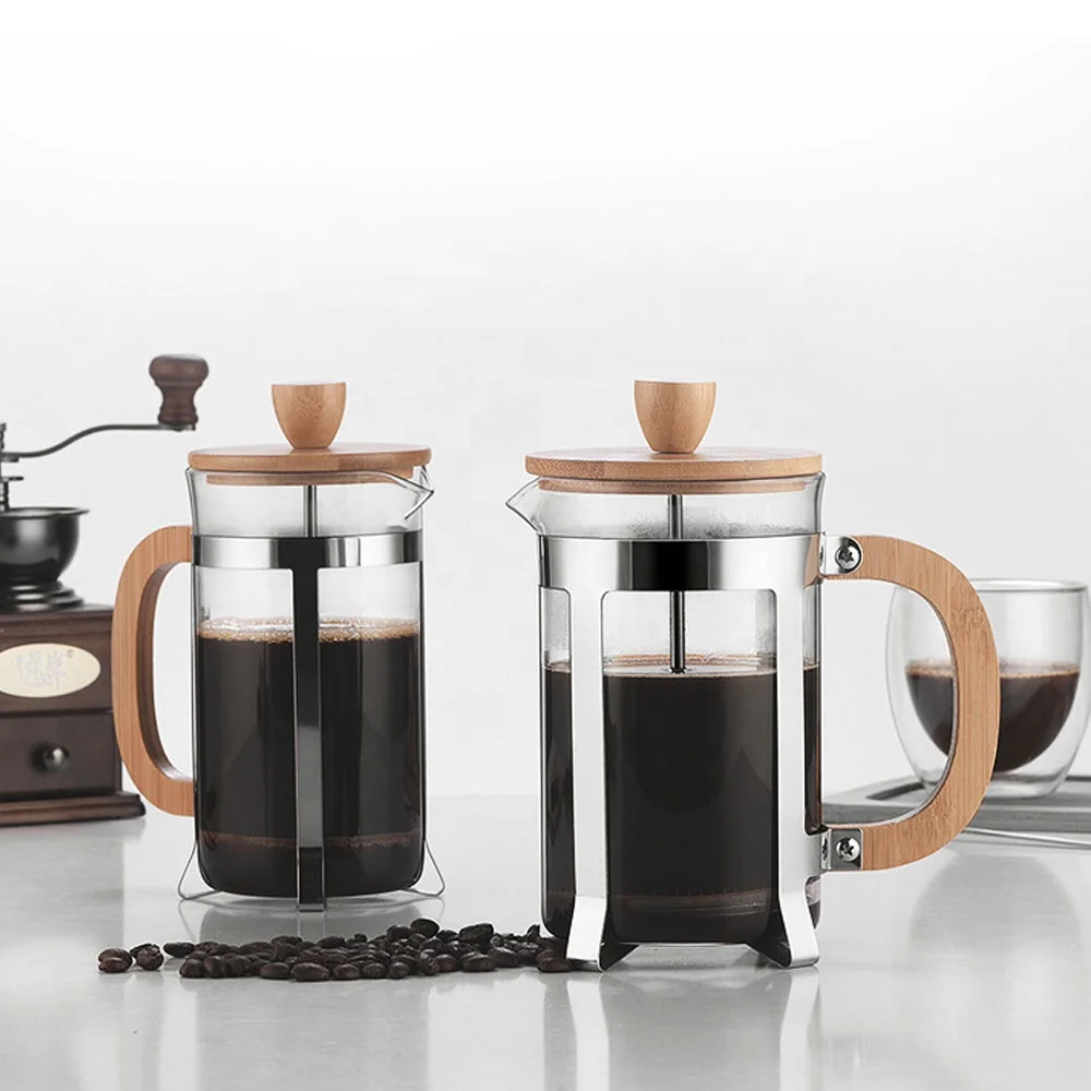 Coffee Equipment For Camping - 350/600ml Stalowe dzbanki do prasowania ze