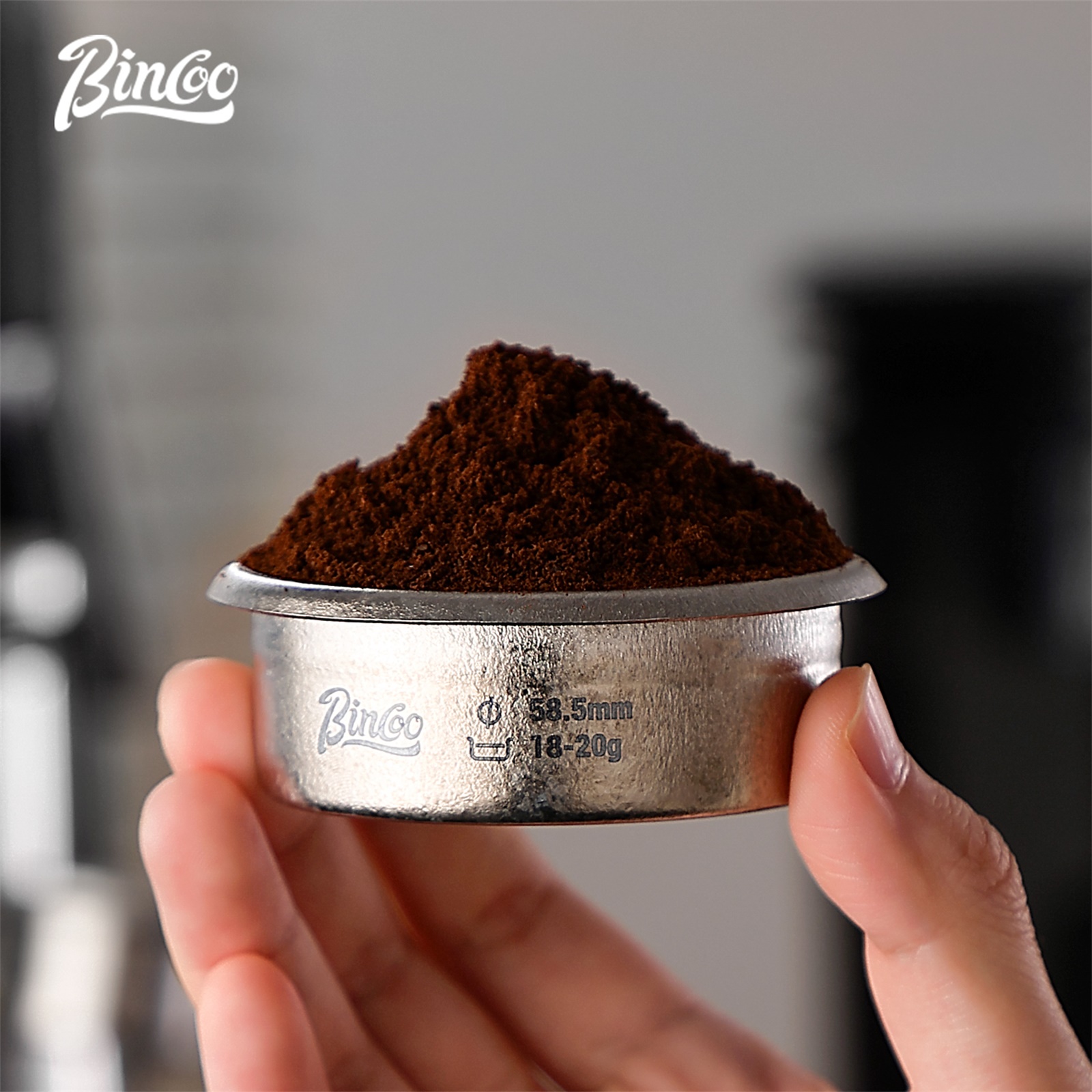 Coffee Distribution Tool - Bincoo Tytanowy Precyzyjny Koszyk Portafiltera 58,5