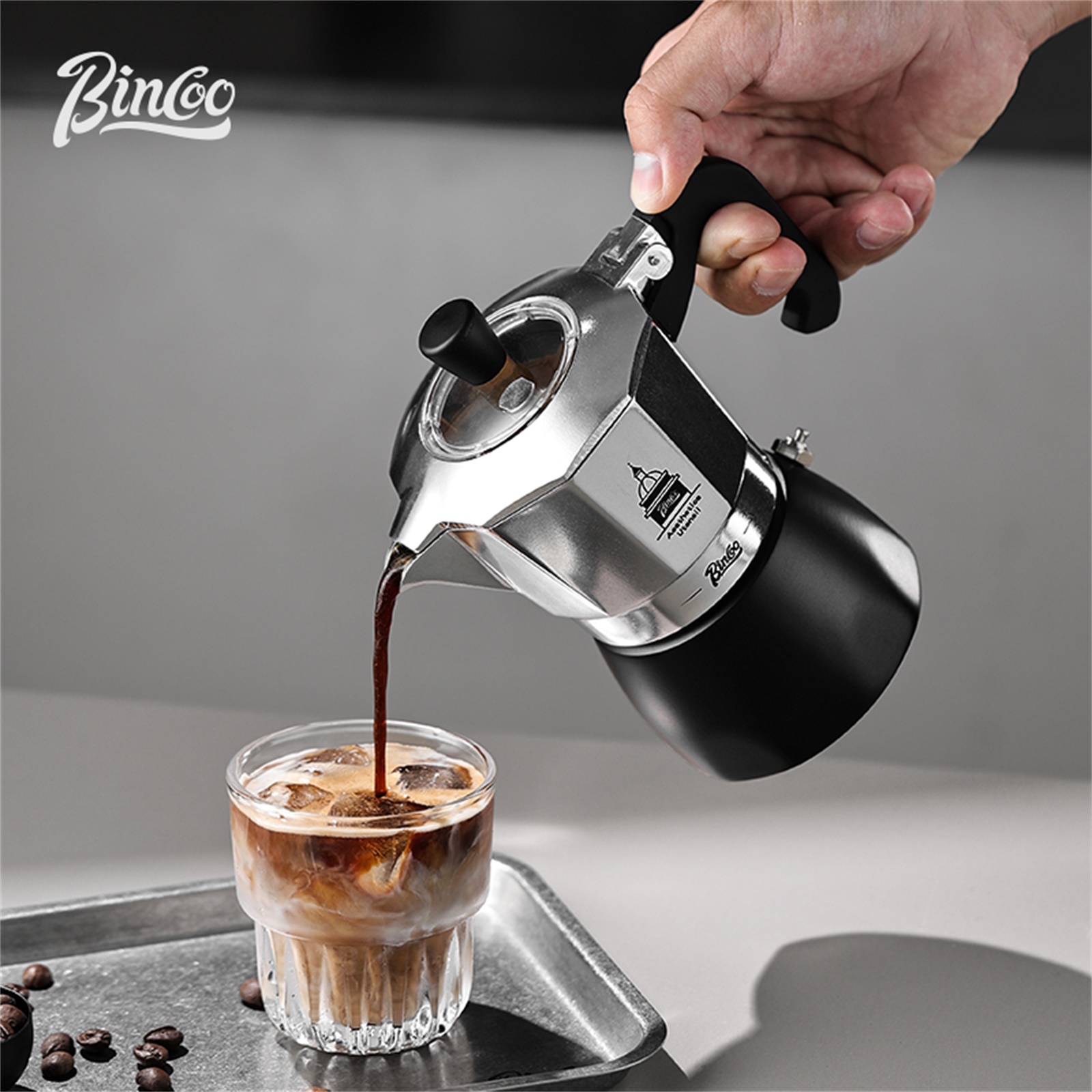 Coffee Equipment Set - BINCOO Dwu-zaworowy Moka Pot, Ekspres do