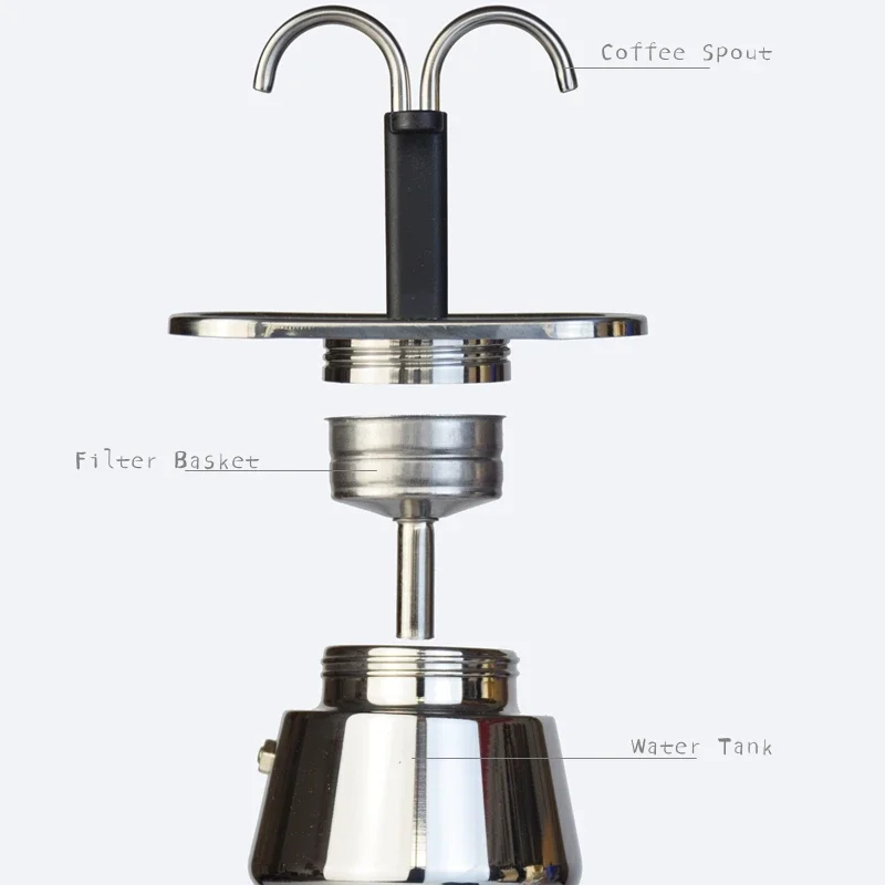 200ML Mini Moka Pot Double Tub – Coffee Vending Equipment recenzja i cena