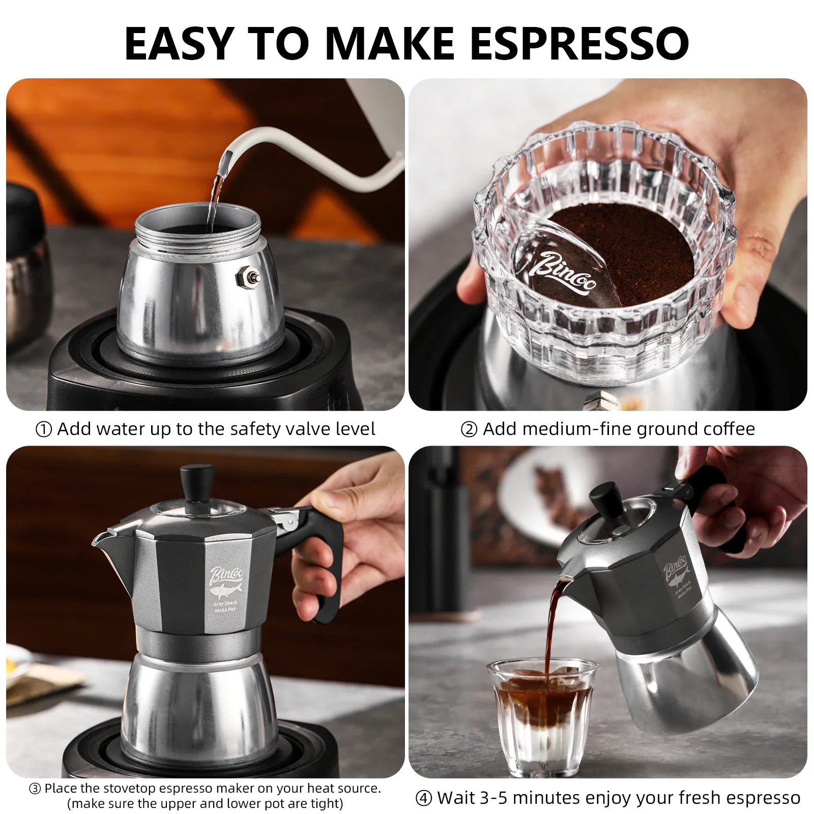 Bincoo 2-filiżankowy ekspres d – Coffee Equipment Camping recenzja i cena
