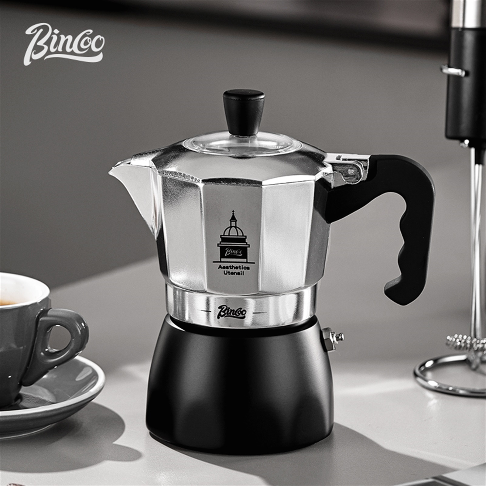 BINCOO Dwu-zaworowy Moka Pot,  – Coffee Equipment Set recenzja i cena