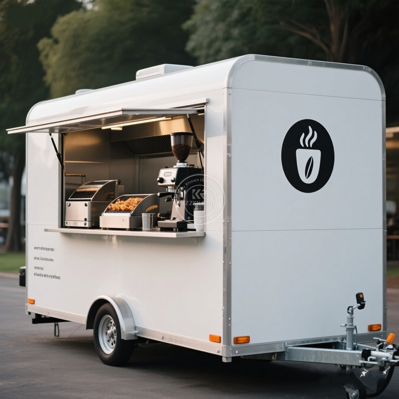 Wózki gastronomiczne typu food – Mobile Coffee Van Equipment recenzja i cena