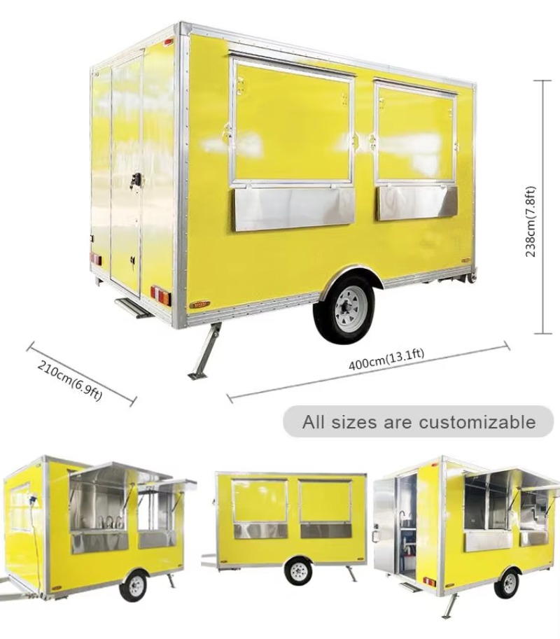 Certyfikat CE, w pełni wyposaż – Mobile Coffee Van Equipment recenzja i cena