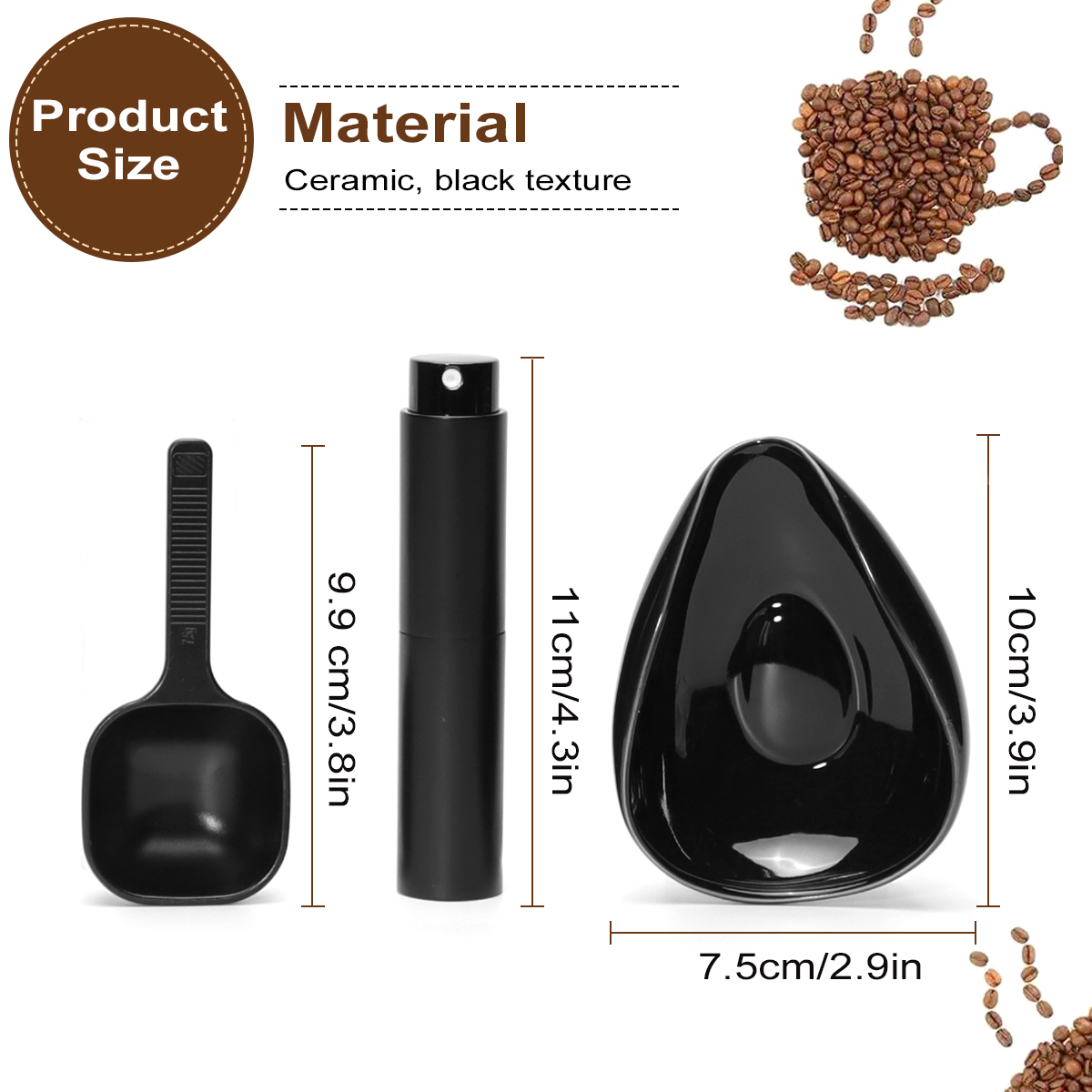 Zestaw filiżanek i łyżek do do – Coffee Equipment Set recenzja i cena