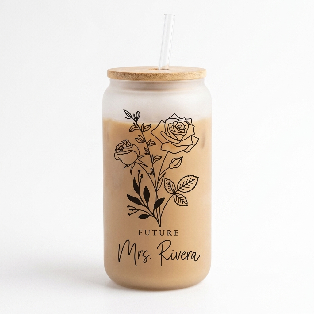 Personalizowany szklany kubek  – Coffee Equipment Names recenzja i cena