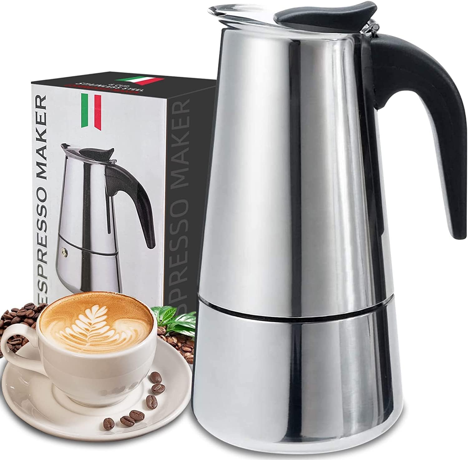 4/6/9 kubki Moka Pot Caffe Mac – Coffee Vending Equipment recenzja i cena
