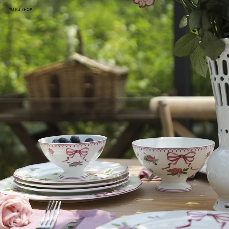 French Rose Cutlery Bone China – Coffee Equipment Set recenzja i cena