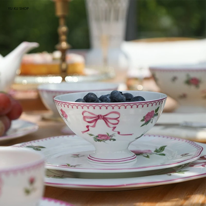 French Rose Cutlery Bone China – Coffee Equipment Set recenzja i cena